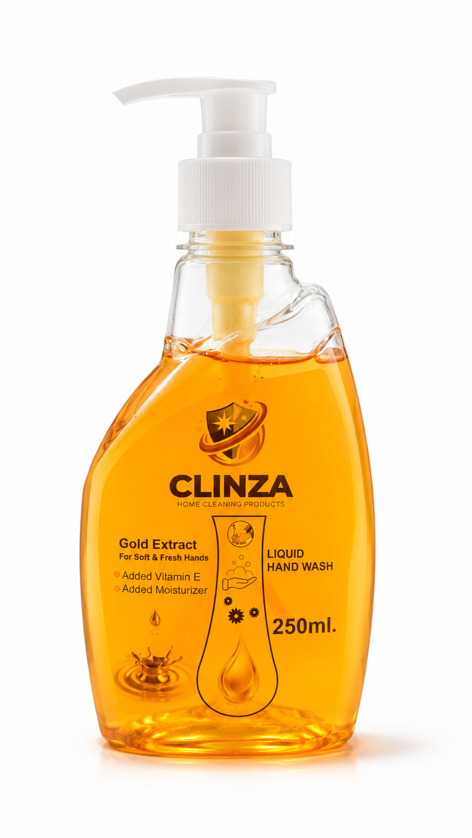 Clinza Gold Extract Liquid Handwash ( 250 ml )