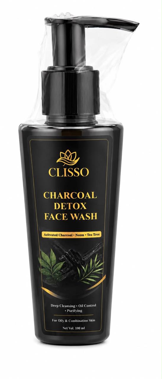 CLISSO CHARCOAL DETOX FACE WASH 2