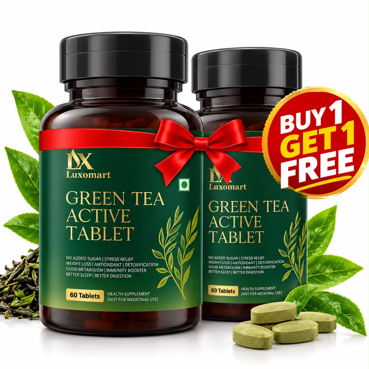 NEW GREEN TEA TABLET BUY ONE GET ONE FREE